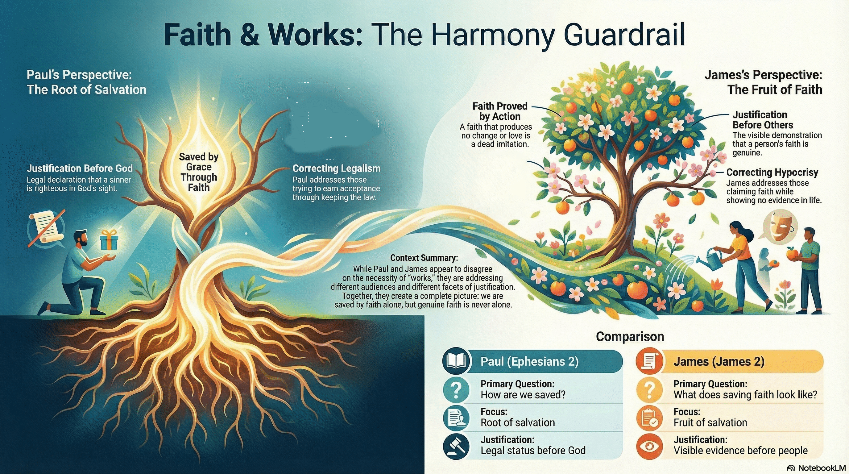 Ephesians 2:8–9 | James 2:24