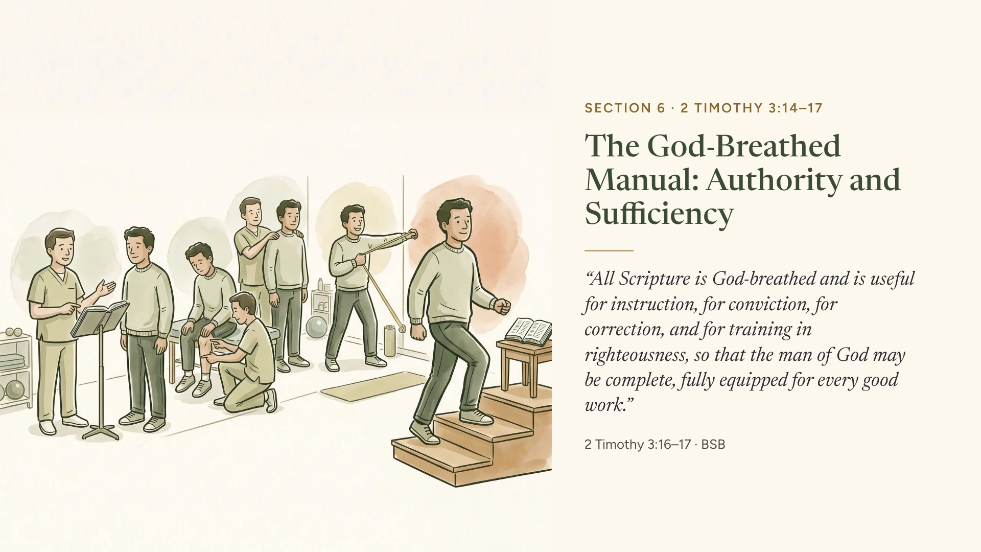Slide 8: The God-Breathed Manual: Authority and Sufficiency