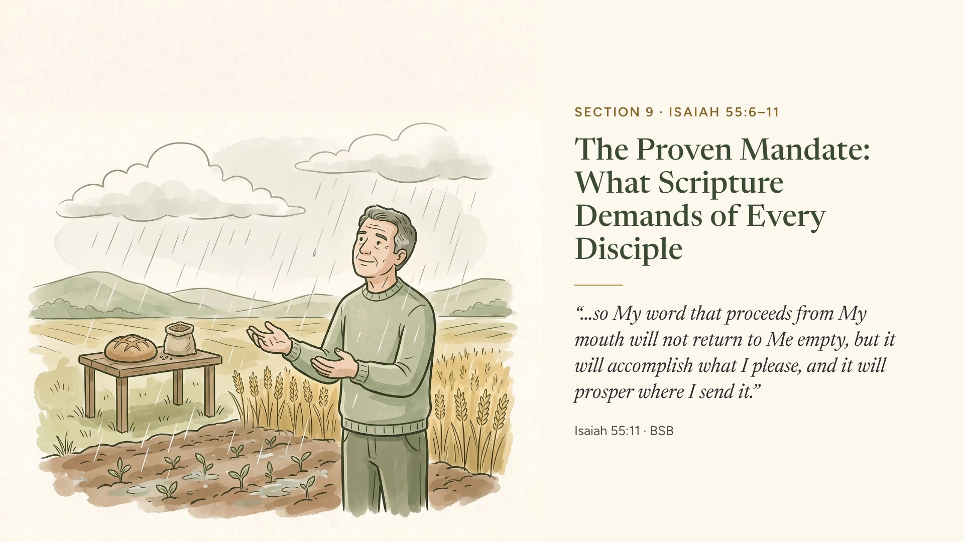Slide 11: The Proven Mandate: What Scripture Demands of Every Disciple