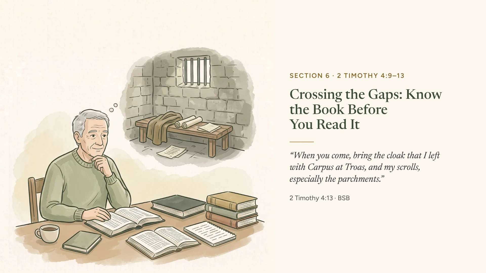 Slide 8: Crossing the Gaps: Know the Book Before You Read It
