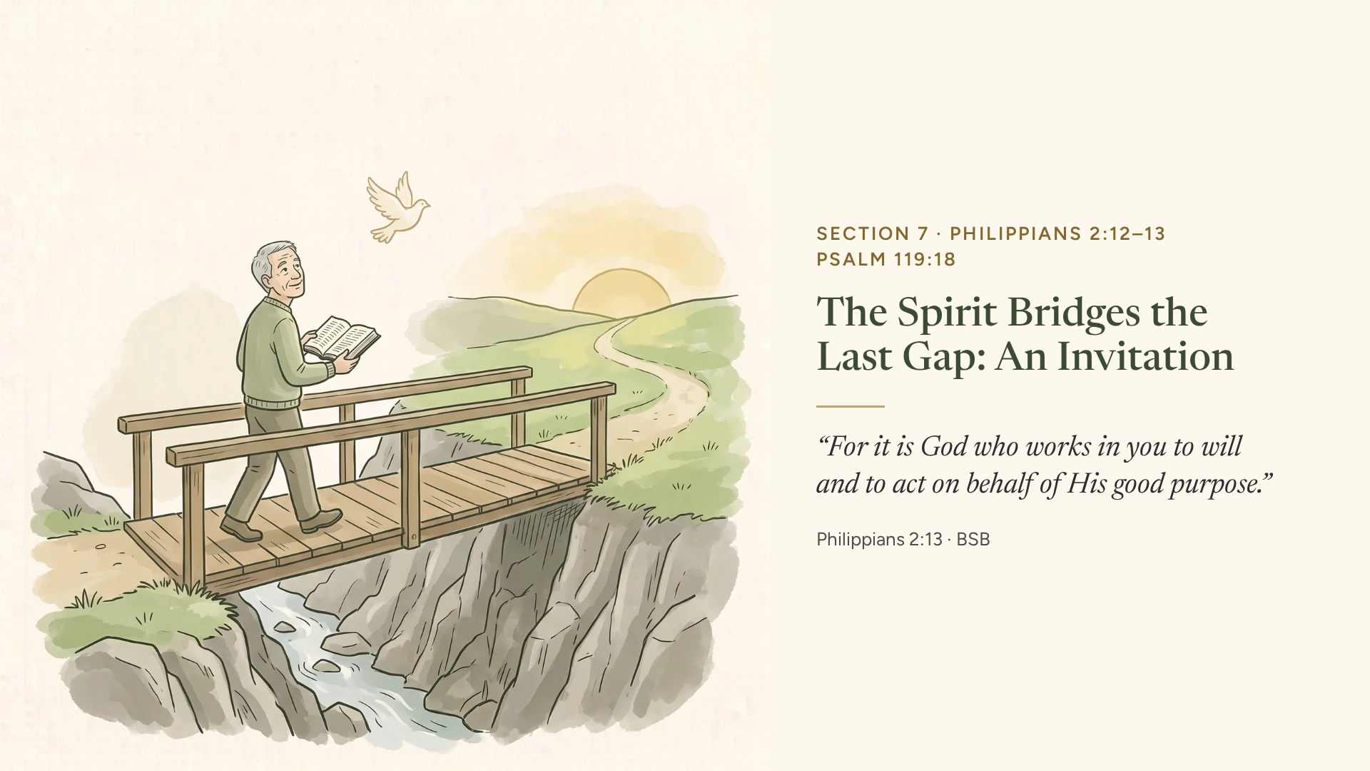 Slide 10: The Spirit Bridges the Last Gap: An Invitation