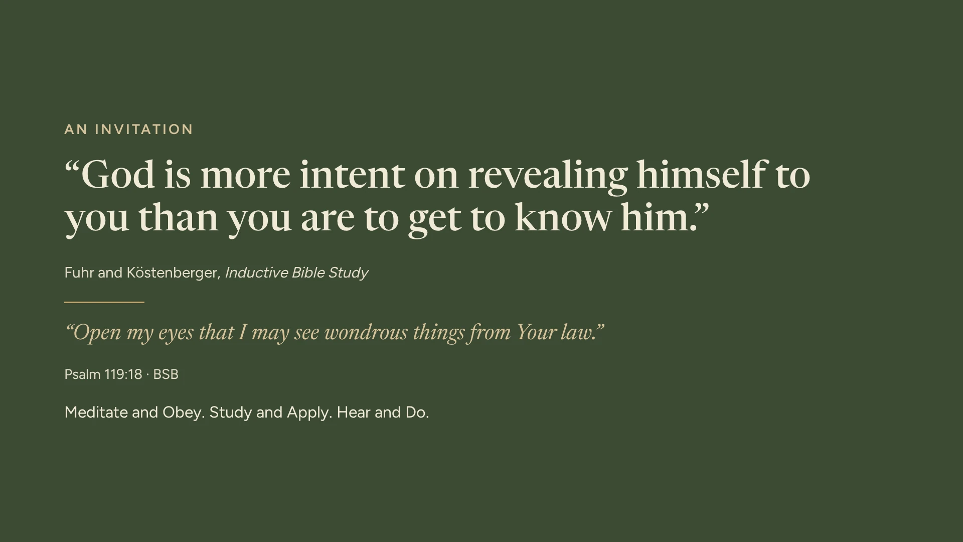 Slide 11: An invitation