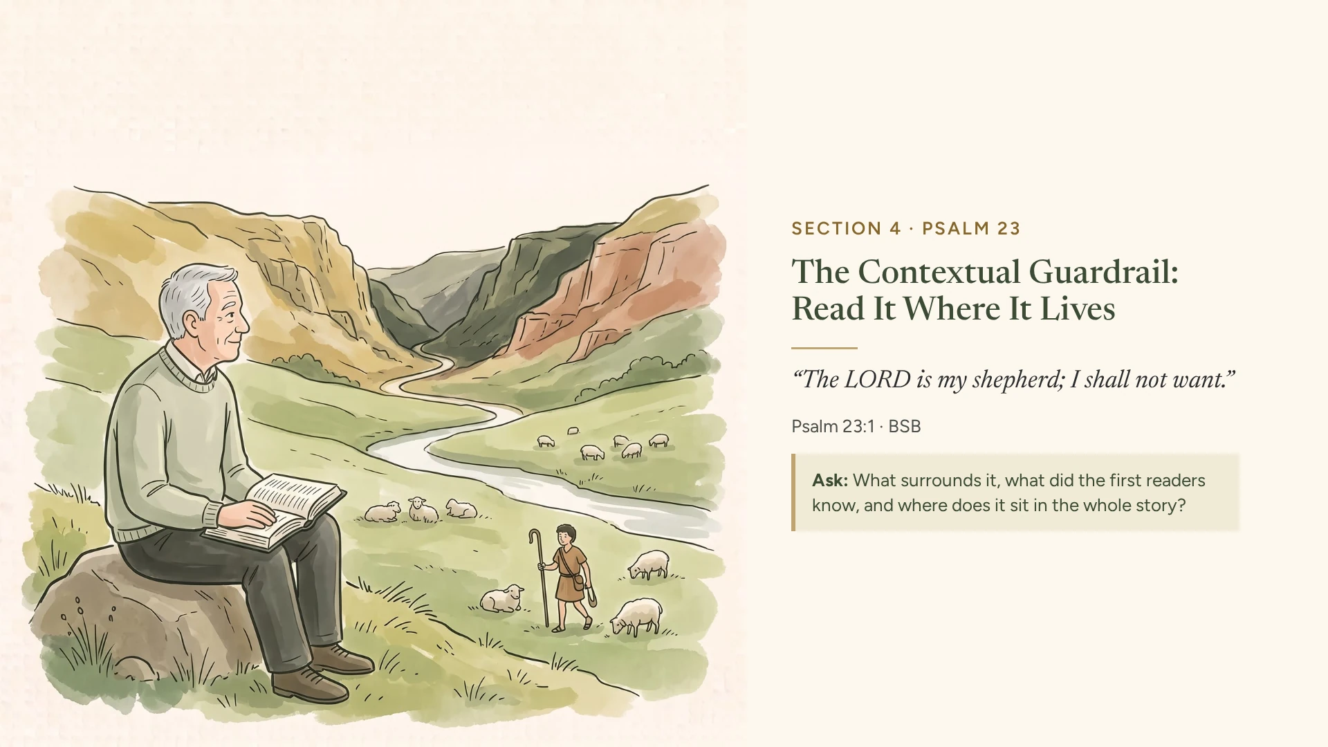 Slide 5: The Contextual Guardrail: Read It Where It Lives