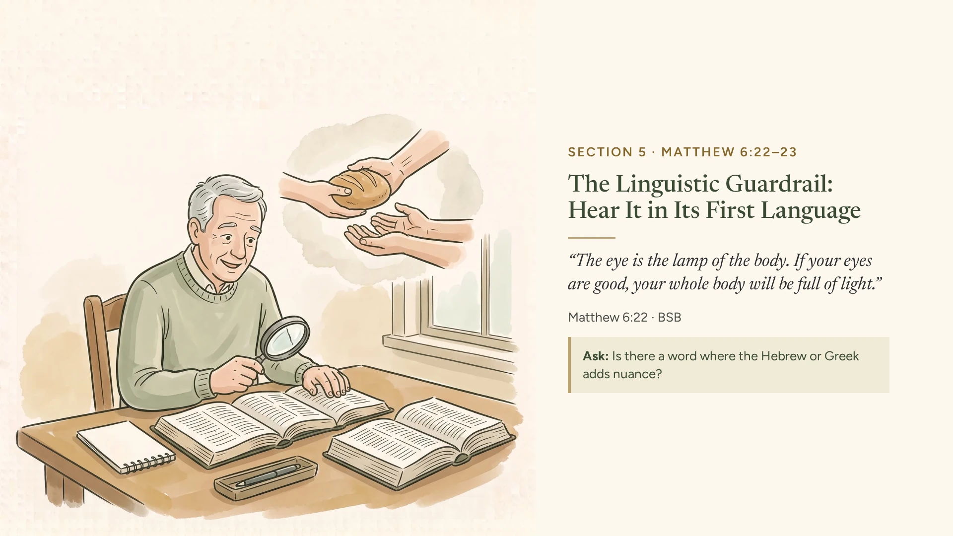 Slide 6: The Linguistic Guardrail: Hear It in Its First Language