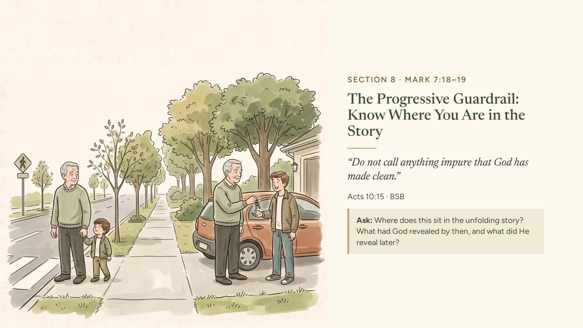 Slide 9: The Progressive Guardrail: Know Where You Are in the Story