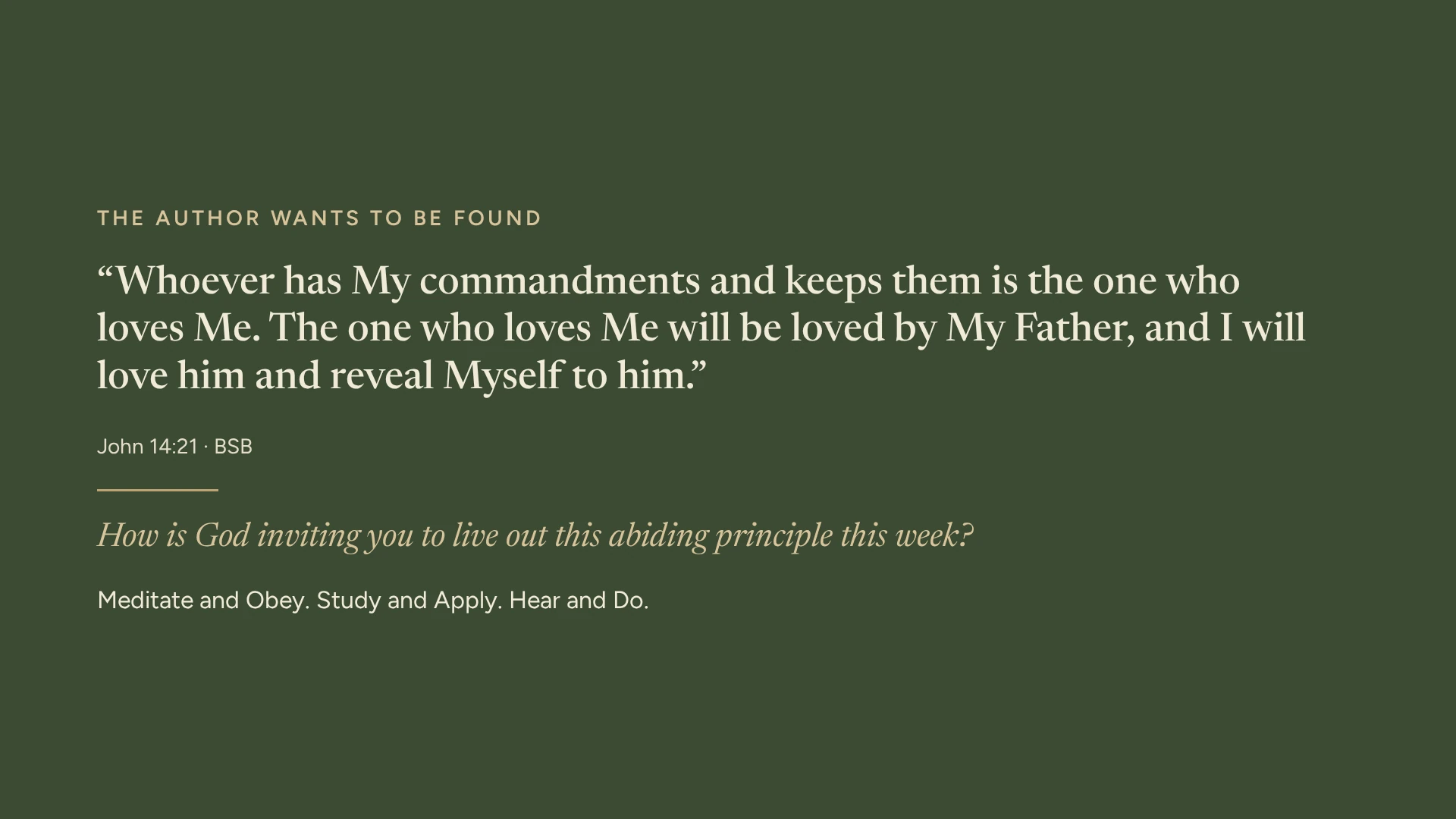 Slide 12: Read like Holmes; listen to the Author
