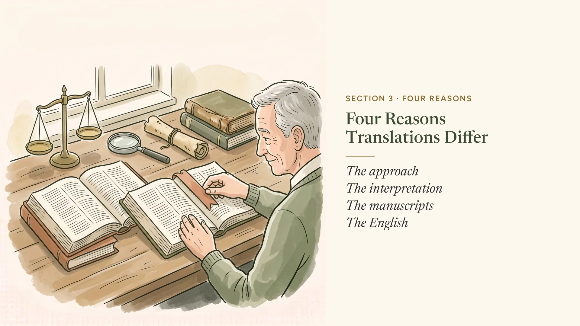 Slide 4: Four Reasons Translations Differ