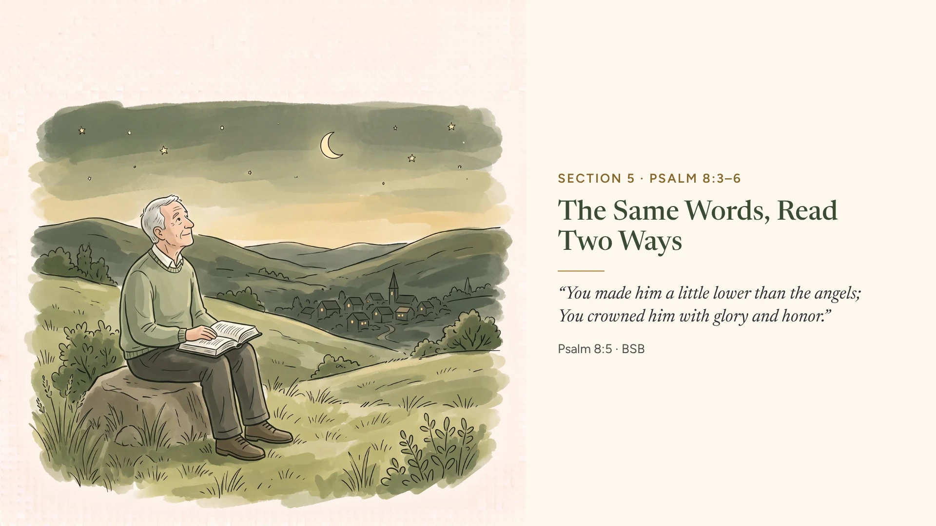 Slide 9: The Same Words, Read Two Ways